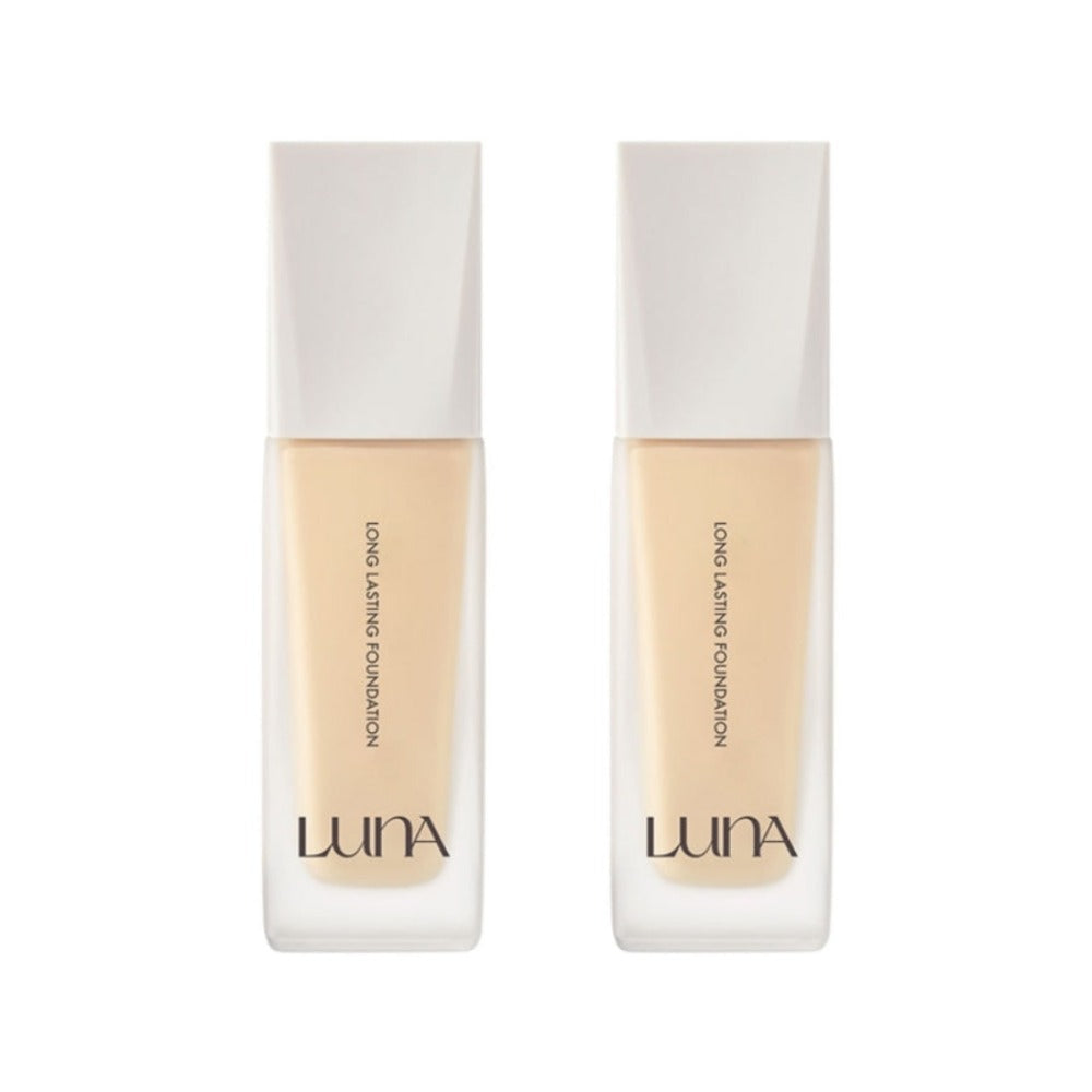 Luna Long Lasting Foundation No.13 Porcelain 30ml*2Pcs