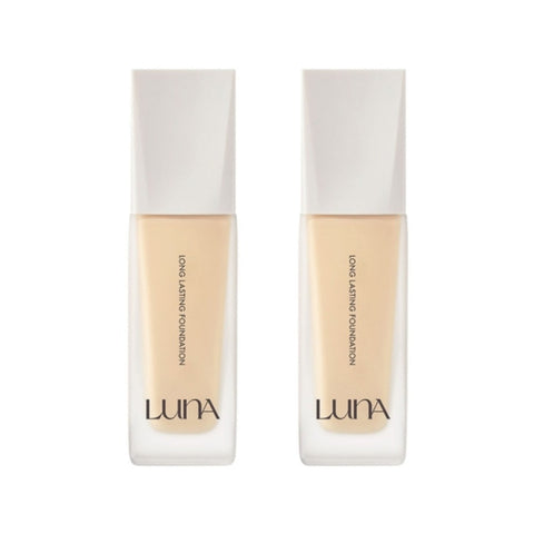Luna Long Lasting Foundation No.13 Porcelain 30ml*2Pcs