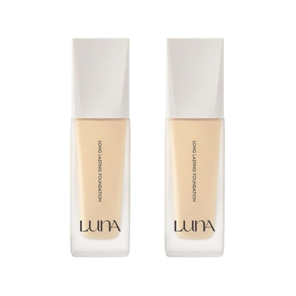 Luna Long Lasting Foundation No.17 Ivory 30ml*2Pcs