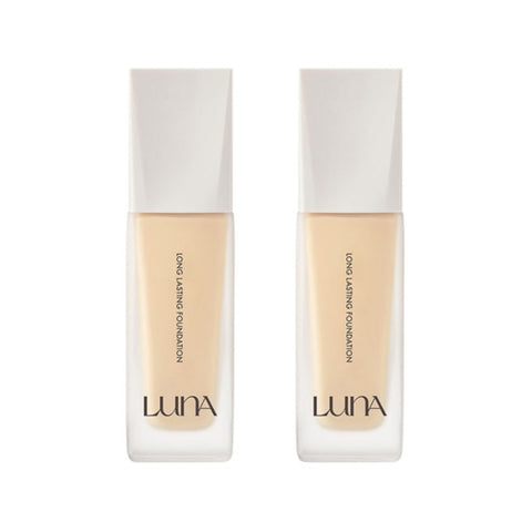 Luna Long Lasting Foundation No.17 Ivory 30ml*2Pcs