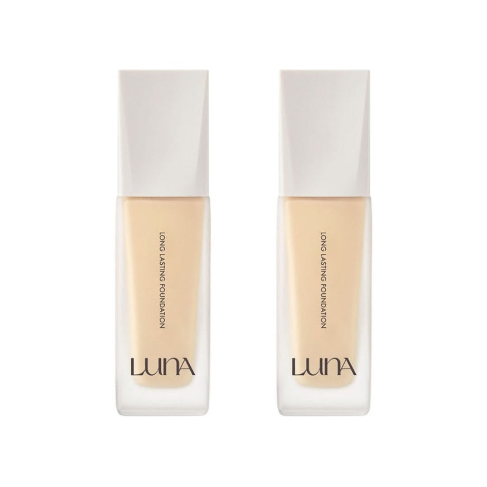 Luna Long Lasting Foundation No.21 Vanilla 30ml*2Pcs