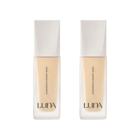 Luna Long Lasting Foundation No.21 Vanilla 30ml*2Pcs