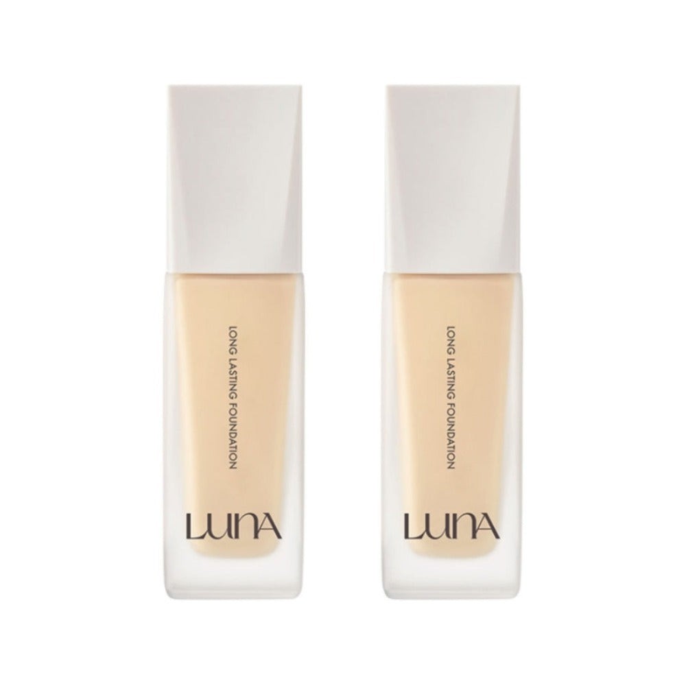 Luna Long Lasting Foundation No.23 Sand 30ml*2Pcs