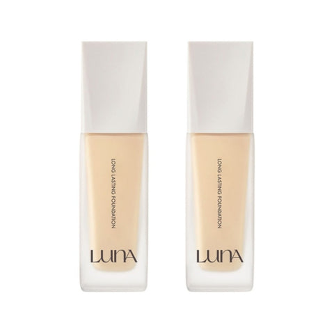 Luna Long Lasting Foundation No.23 Sand 30ml*2Pcs