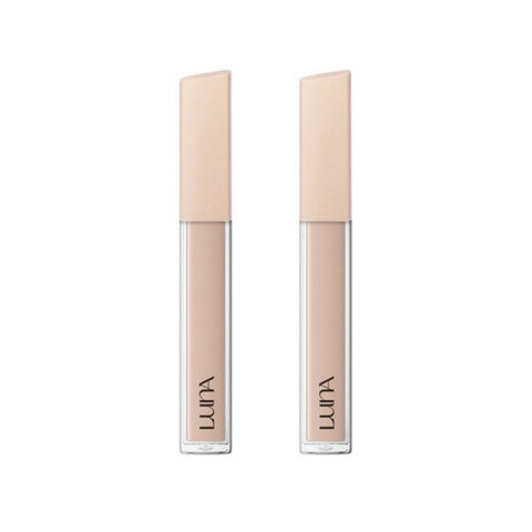 Luna Long Lasting Tip Concealer Fixing-Fit No.2 Natural Beige 7.5g*2Pcs