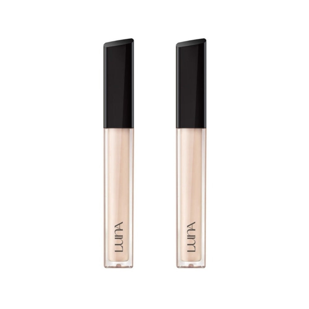 Luna Long Lasting Tip Concealer No.0.5 Porcelain 7.5g*2Pcs