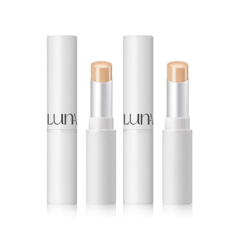 Luna Pro Perfecting Stick Concealer No.2 Natural Beige 6g*2Pcs