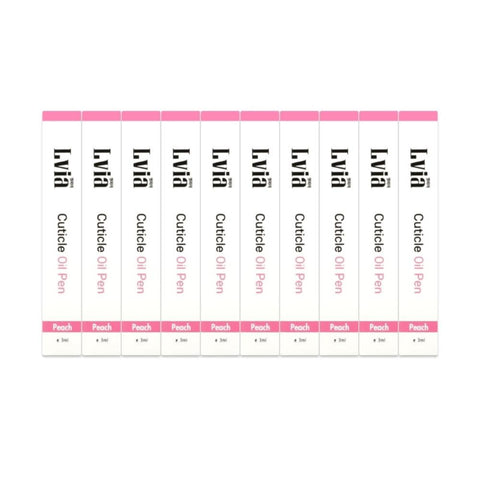 Lvia Cuticle Oil Pen Peach 3ml*10Pcs