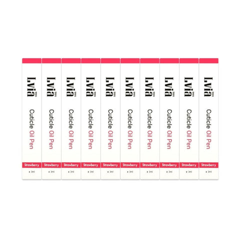 Lvia Cuticle Oil Pen Strawberry 3ml*10Pcs