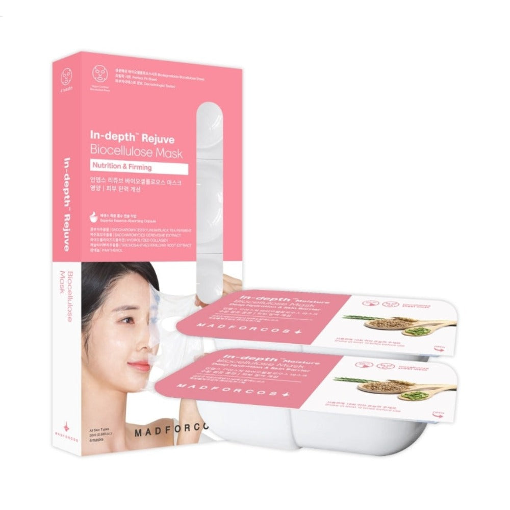 MADFORCOS In-depth Rejuve Biocellulose Mask Pack 20ml*4ea