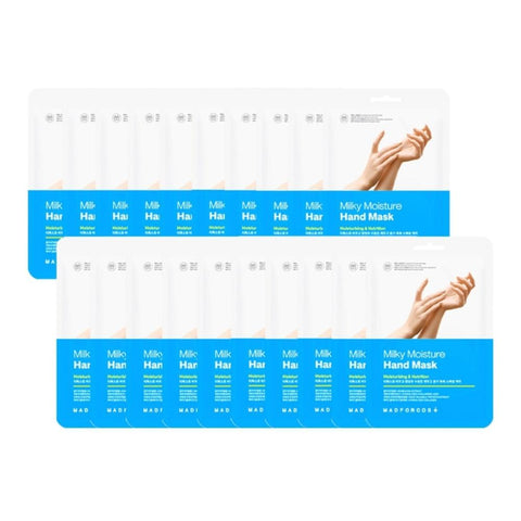 MADFORCOS Milky Moisture Hand Mask Pack 2ea*20Pcs