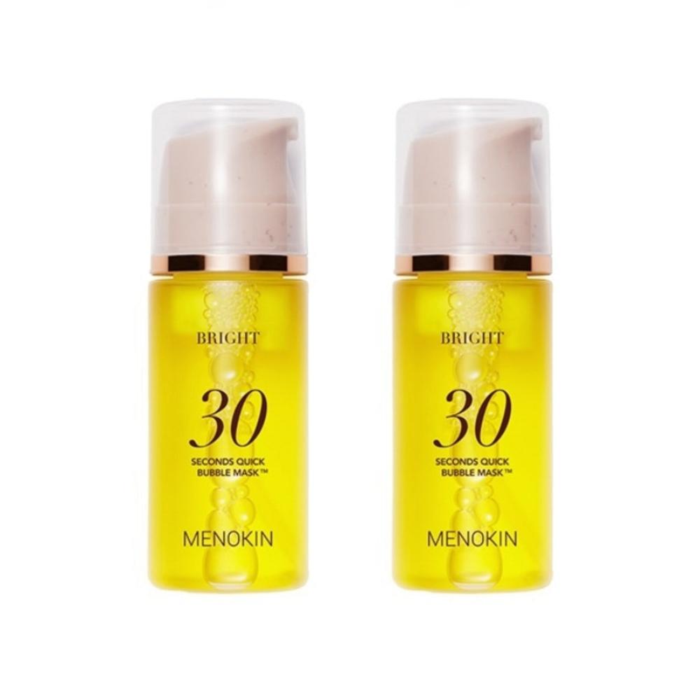 MENOKIN Bright 30 Seconds Quick Bubble Mask 95ml*2Pcs