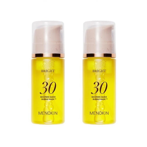 MENOKIN Bright 30 Seconds Quick Bubble Mask 95ml*2Pcs