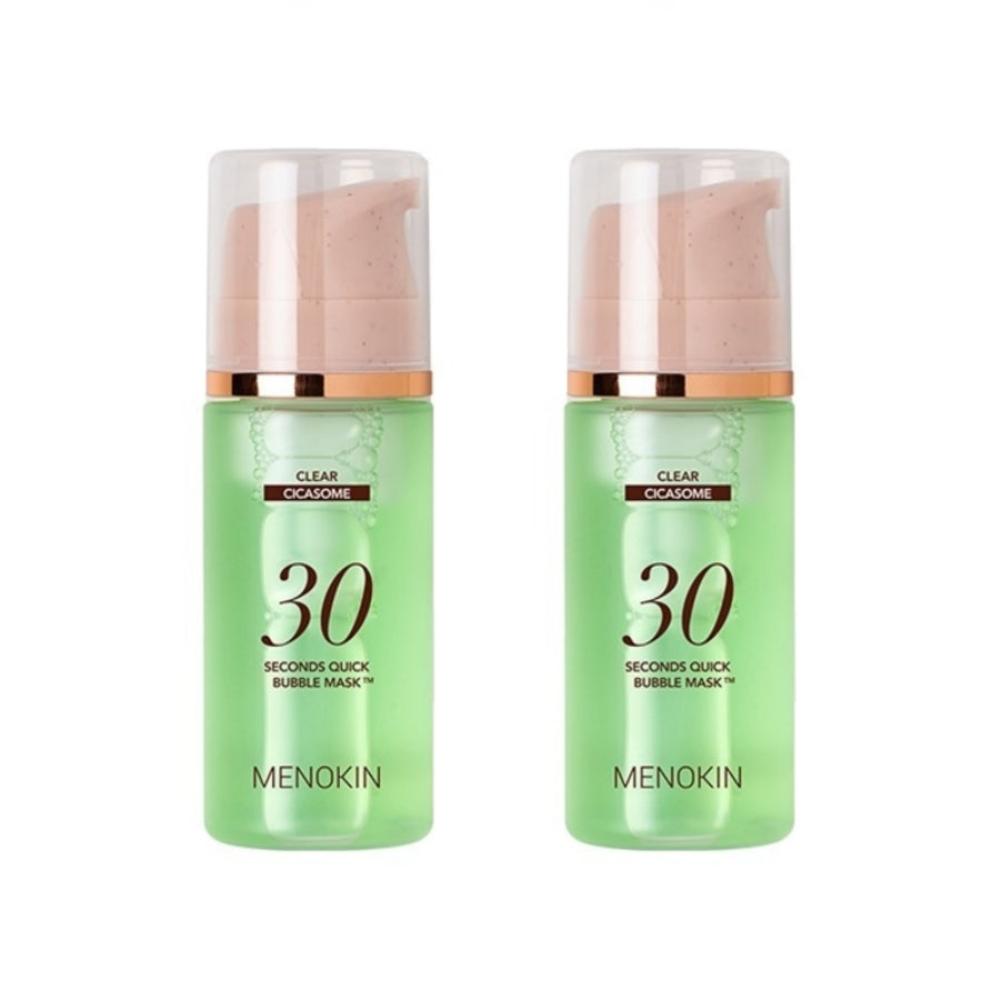 MENOKIN Clear 30 Seconds Quick Bubble Mask 95ml*2Pcs