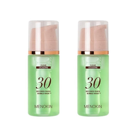 MENOKIN Clear 30 Seconds Quick Bubble Mask 95ml*2Pcs