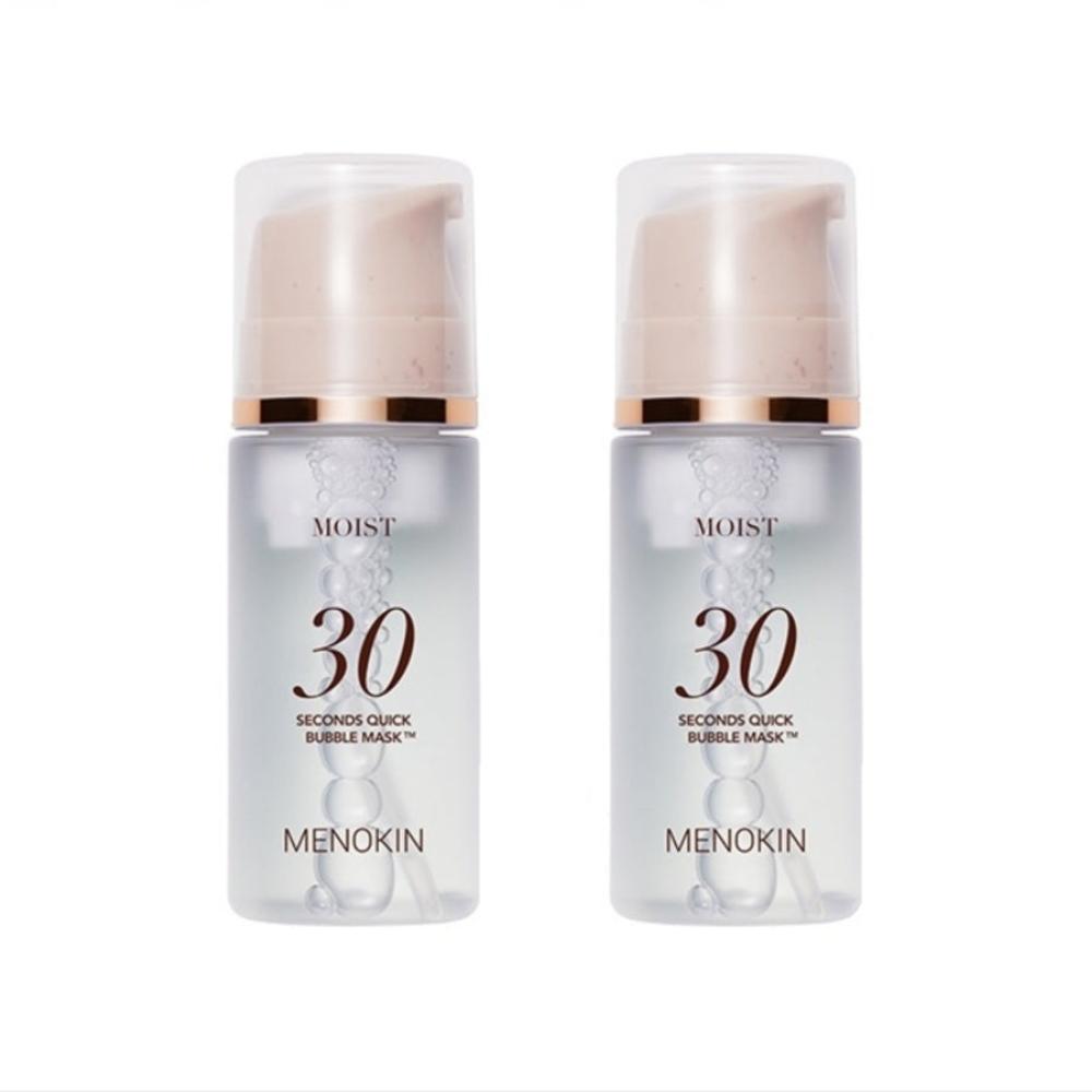 MENOKIN Moist 30 Seconds Quick Bubble Mask 95ml*2Pcs