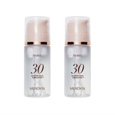MENOKIN Moist 30 Seconds Quick Bubble Mask 95ml*2Pcs