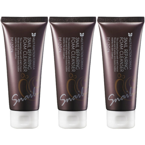 MIZON Snail Repairing Foam Cleanser 62g*3Pcs