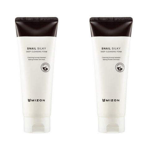 MIZON Snail Silky Deep Cleansing Foam 150ml*2Pcs