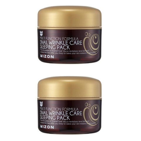 MIZON Snail Wrinkle Care Sleeping Pack 76g*2Pcs