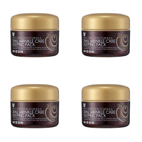 MIZON Snail Wrinkle Care Sleeping Pack 76g*4Pcs