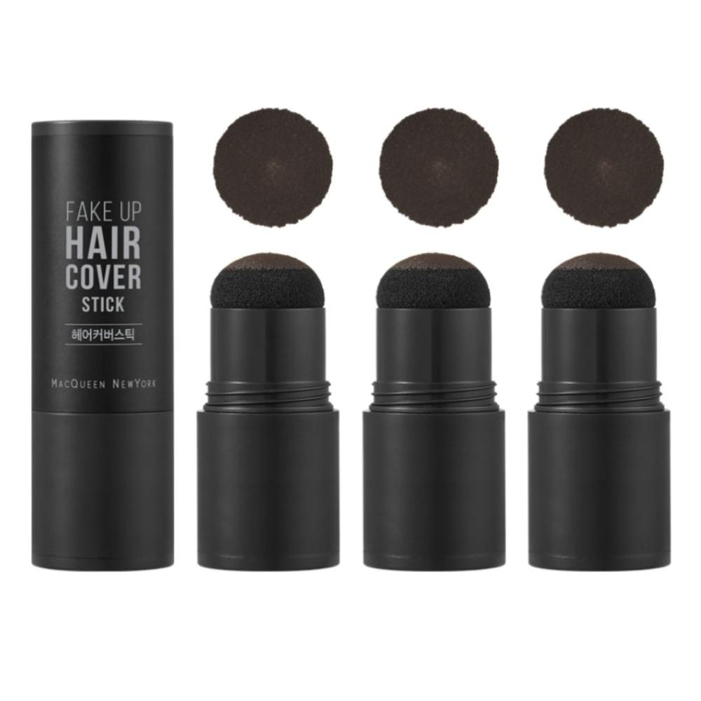 MQNY Fake Up Hair Cover Stick No.1 Natural Black 2.5g*3Pcs