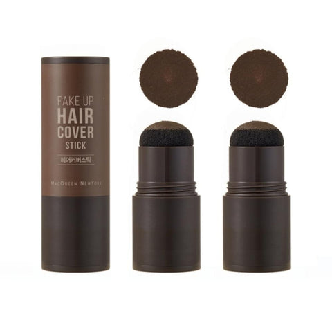 MQNY Fake Up Hair Cover Stick No.2 Dark Brown 2.5g*2Pcs