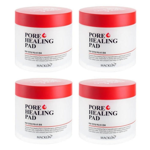 Macklin Cosmetic Pore Healing Toner Pad 70ea 155g*4Pcs
