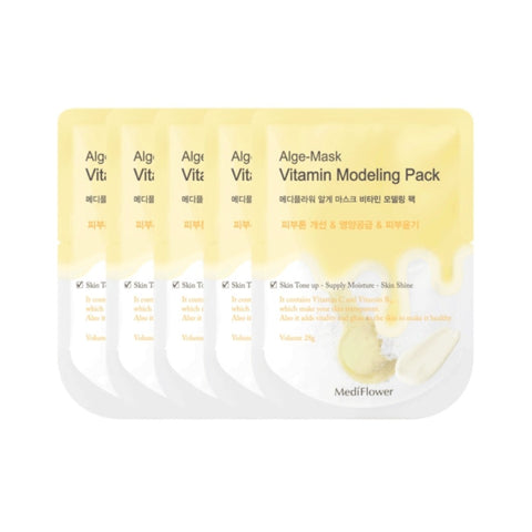 Medi Flower Alge-Mask Vitamin Modeling Pack 28g*5Pcs
