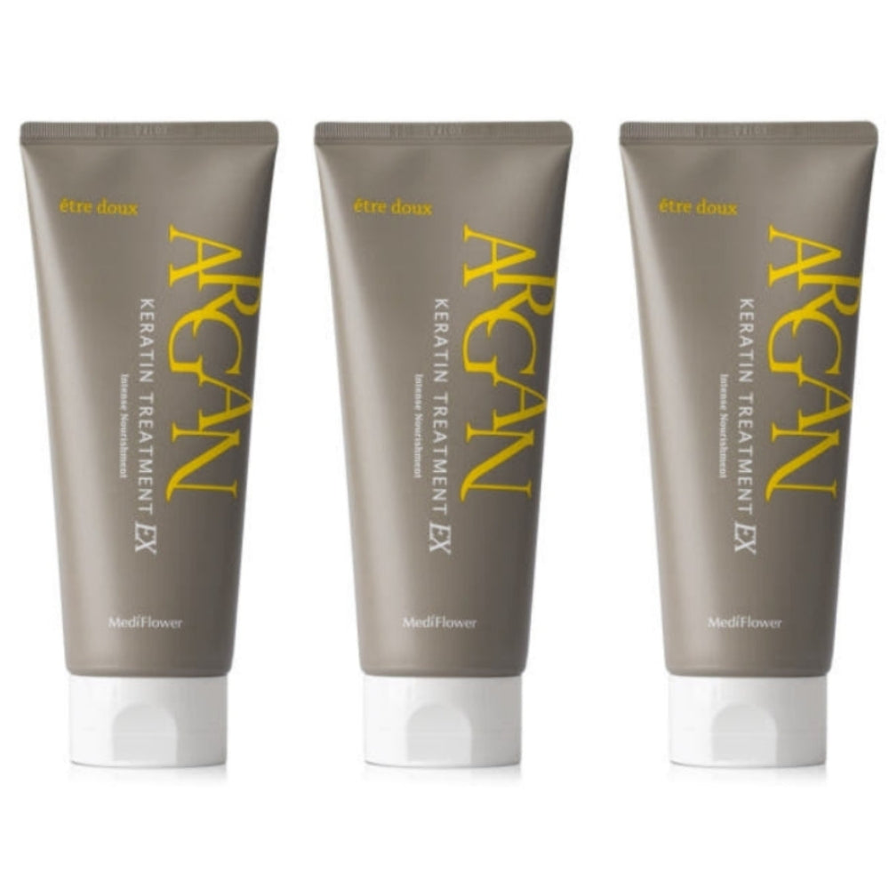 Medi Flower Etre Doux Argan Keratin Hair Treatment EX 200ml*3Pcs