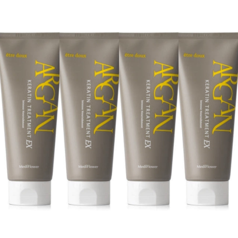 Medi Flower Etre Doux Argan Keratin Hair Treatment EX 200ml*4Pcs