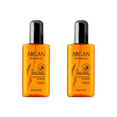 Medi Flower Etre Doux Argan Treatment Hair Oil 140ml*2Pcs