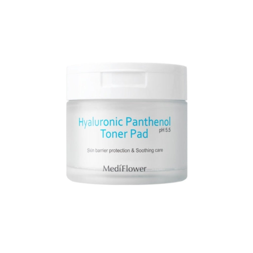 Medi Flower Hyaluronic Panthenol Toner Pad 60ea 180ml