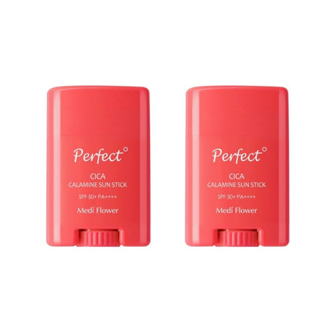 Medi Flower Perfect CICA Calamine Sun Stick SPF50+ PA++++ 20g*2Pcs