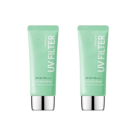 Medi Flower UV Filter CICA Sun Cream SPF50+ PA++++ 50ml*2Pcs