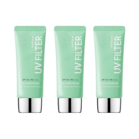 Medi Flower UV Filter CICA Sun Cream SPF50+ PA++++ 50ml*3Pcs