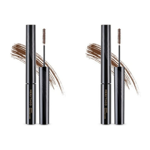 Merythod Skinny Realong Cara Mascara 02 Dark Brown 3.2g*2Pcs