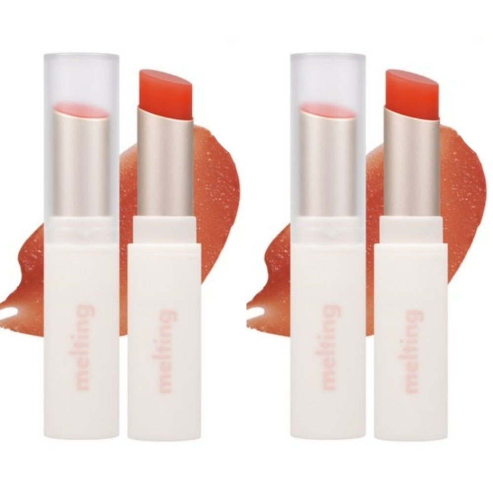 Merzy Glossy Melting Color Lip Balm GL2 Tangerine Wish 4g*2Pcs