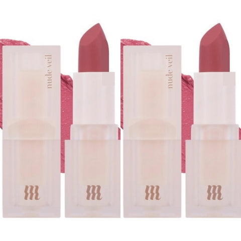 Merzy Nude Veil Lipstick NV2 Shell Pink 3.5g*2Pcs