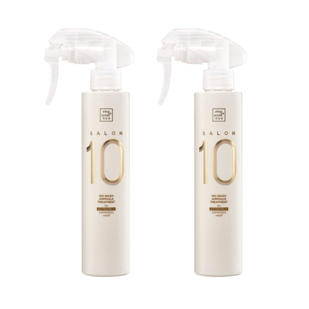 Mise En Scene Salon 10 No-wash Hair Ampoule Treatment 200ml*2Pcs