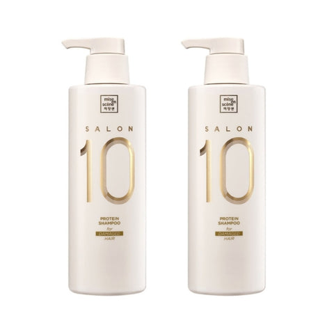 Mise En Scene Salon 10 Protein Shampoo for Damaged Hair 500ml*2Pcs