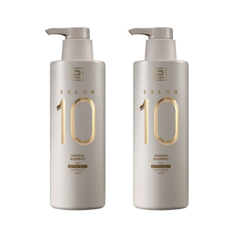 Mise En Scene Salon 10 Protein Shampoo for Extremely Damaged Hair 500ml*2Pcs