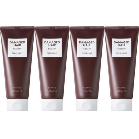 Missha Damaged Hair Therapy Treatment 200ml*4Pcs