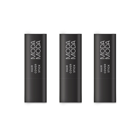 Modamoda Hair Cover Stick No.1 Natural Black 3.5g*3Pcs