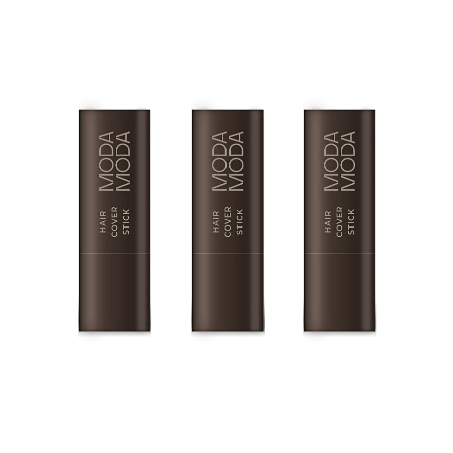 Modamoda Hair Cover Stick No.2 Dark Brown 3.5g*3Pcs