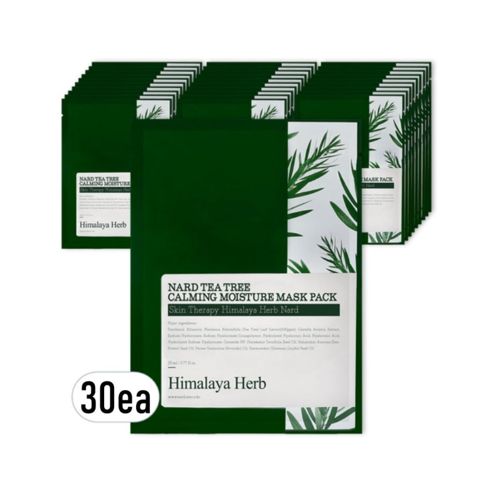 Nard Tea Tree Calming Moisture Mask Pack 23ml*30ea