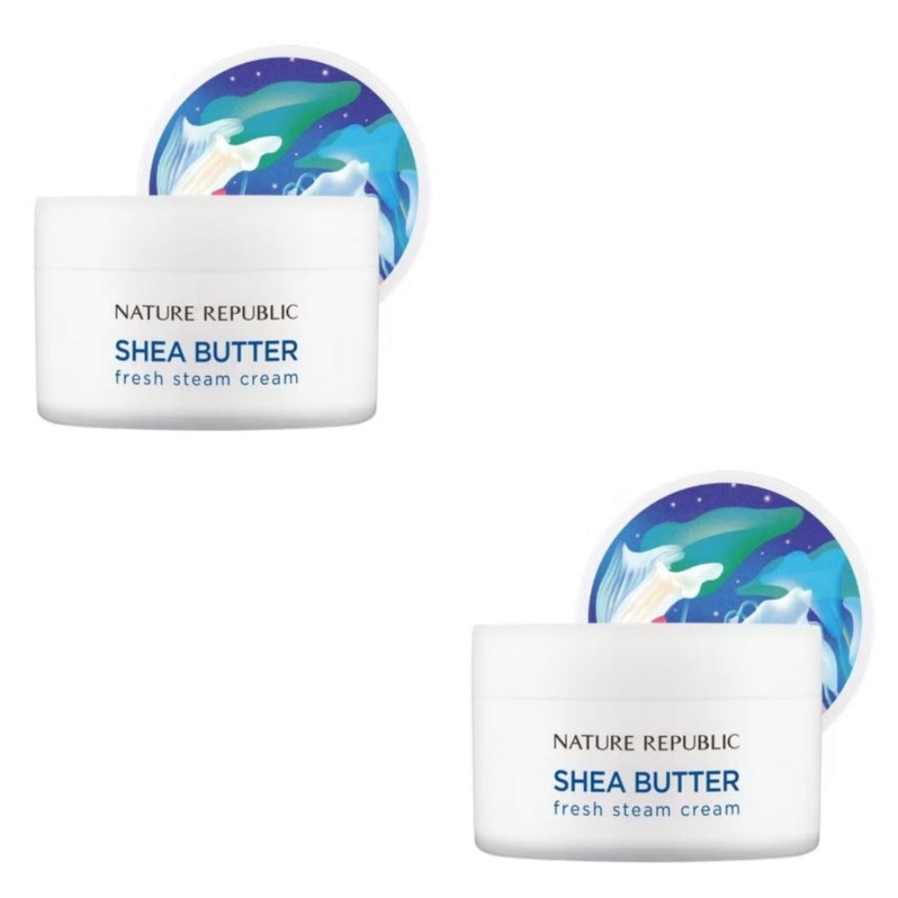 Nature Republic Shea Butter Fresh Steam Cream 100ml*2Pcs