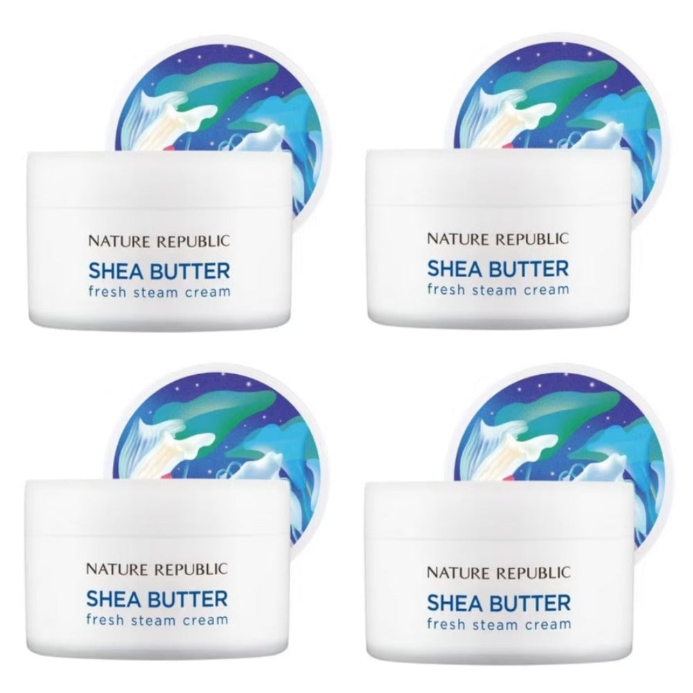 Nature Republic Shea Butter Fresh Steam Cream 100ml*4Pcs