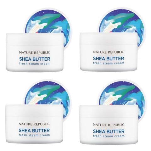 Nature Republic Shea Butter Fresh Steam Cream 100ml*4Pcs