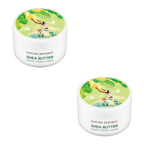 Nature Republic Shea Butter Moist Steam Cream 100ml*2Pcs